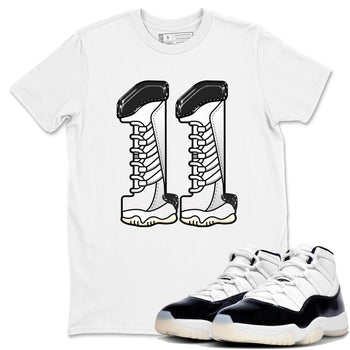 11s Gratitude shirt to match jordans Number 11 sneaker tees Air Jordan 11 Gratitude SNRT Sneaker Release Tees Unisex White 1 T-Shirt