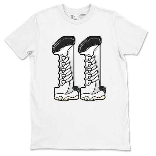 11s Gratitude shirt to match jordans Number 11 sneaker tees Air Jordan 11 Gratitude SNRT Sneaker Release Tees Unisex White 2 T-Shirt