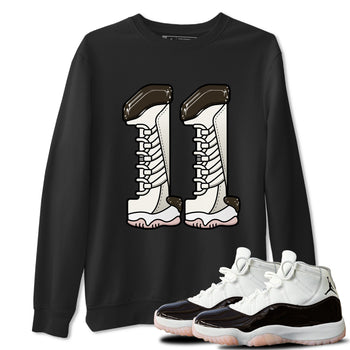 11s Neapolitan shirt to match jordans Number 11 sneaker tees Air Jordan 11 Neapolitan SNRT Sneaker Release Tees Unisex Black 1 T-Shirt
