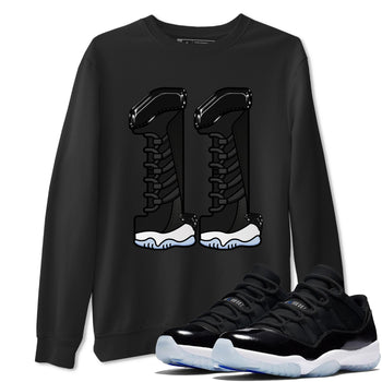 11s Black and Varsity Royal shirt to match jordans Number 11 sneaker tees Air Jordan 11 Black/Varsity Royal SNRT Sneaker Release Tees Unisex Black 1 T-Shirt