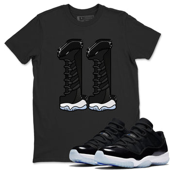 11s Black and Varsity Royal shirt to match jordans Number 11 sneaker tees Air Jordan 11 Black/Varsity Royal SNRT Sneaker Release Tees Unisex Black 1 T-Shirt