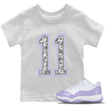 Number 11 Kids Tops - Air Jordan 11 Pure Violet