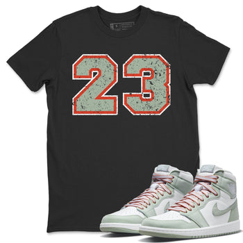 Jordan 1 Seafoam Sneaker Match Tees Number 23 Sneaker Tees Jordan 1 Seafoam Sneaker Release Tees Unisex Shirts