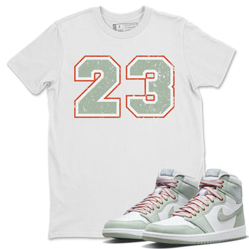 Jordan 1 Seafoam Sneaker Match Tees Number 23 Sneaker Tees Jordan 1 Seafoam Sneaker Release Tees Unisex Shirts