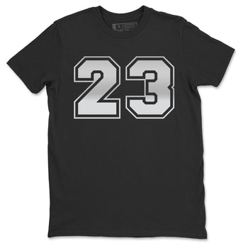Jordan 1 Silver Toe Sneaker Match Tees Number 23 Sneaker Tees Jordan 1 Silver Toe Sneaker Release Tees Unisex Shirts