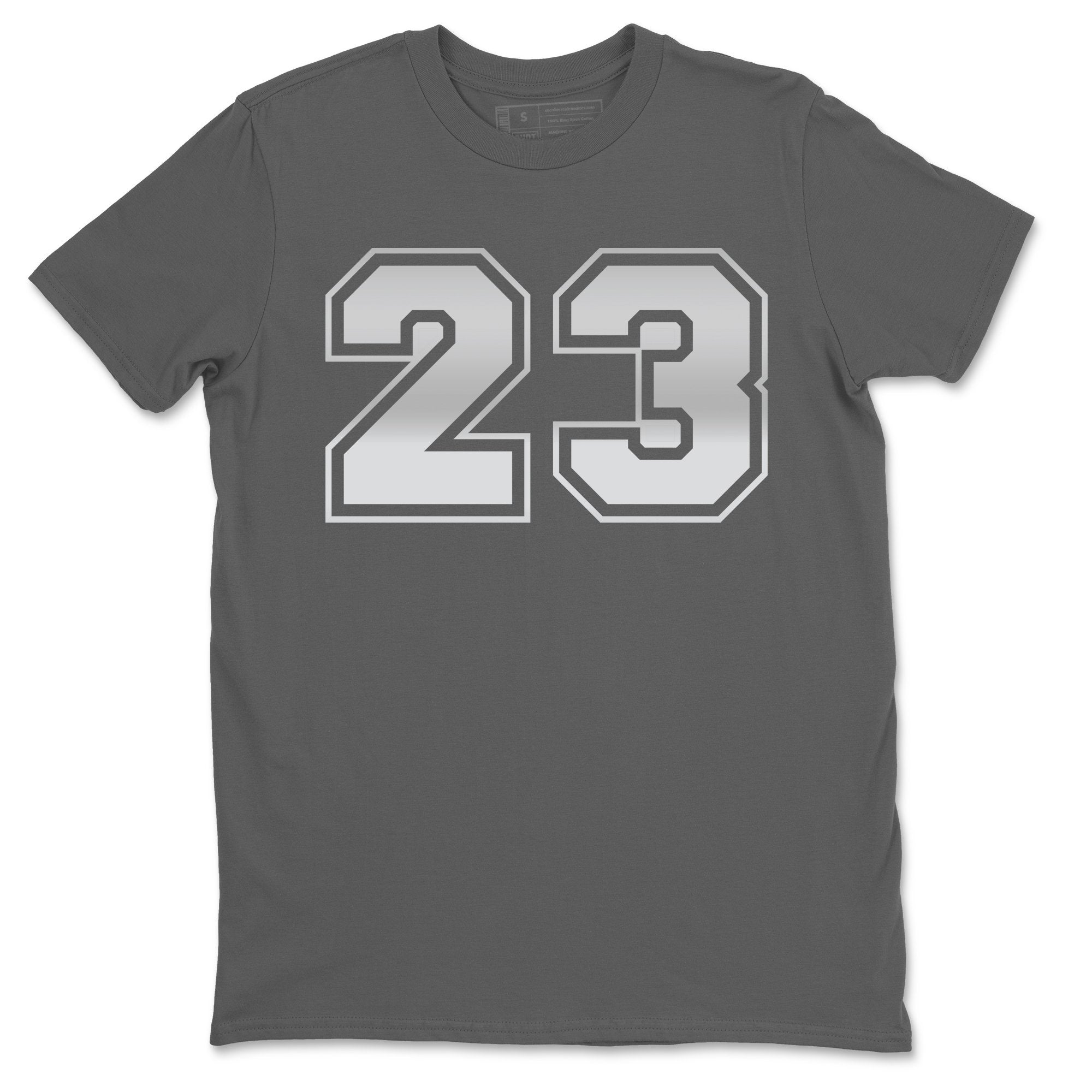 Jordan 1 Silver Toe Sneaker Match Tees Number 23 Sneaker Tees Jordan 1 Silver Toe Sneaker Release Tees Unisex Shirts
