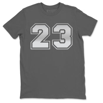 Jordan 1 Silver Toe Sneaker Match Tees Number 23 Sneaker Tees Jordan 1 Silver Toe Sneaker Release Tees Unisex Shirts