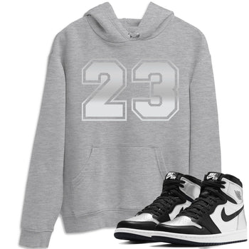 Jordan 1 Silver Toe Sneaker Match Tees Number 23 Sneaker Tees Jordan 1 Silver Toe Sneaker Release Tees Unisex Shirts