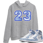 Jordan 1 Hyper Royal Sneaker Match Tees Number 23 Sneaker Tees Jordan 1 Hyper Royal Sneaker Release Tees Unisex Shirts