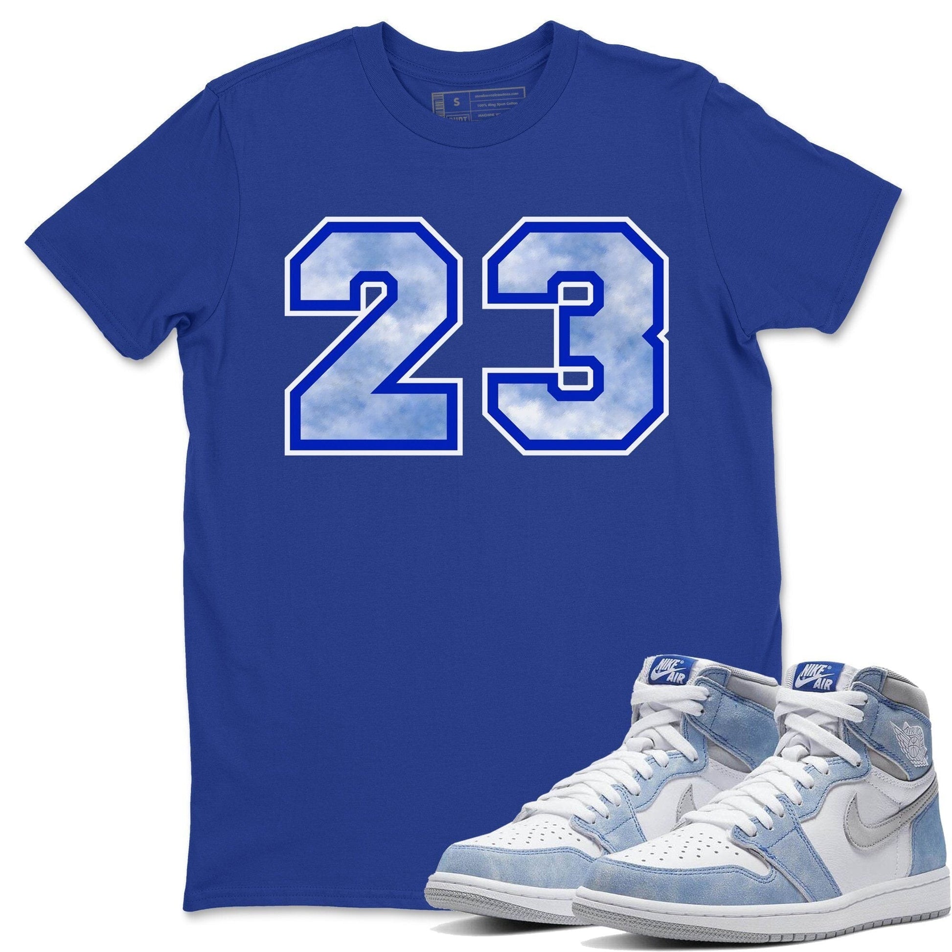 Jordan 1 Hyper Royal Sneaker Match Tees Number 23 Sneaker Tees Jordan 1 Hyper Royal Sneaker Release Tees Unisex Shirts