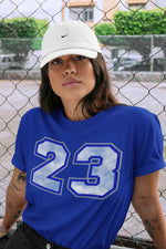 Jordan 1 Hyper Royal Sneaker Match Tees Number 23 Sneaker Tees Jordan 1 Hyper Royal Sneaker Release Tees Unisex Shirts