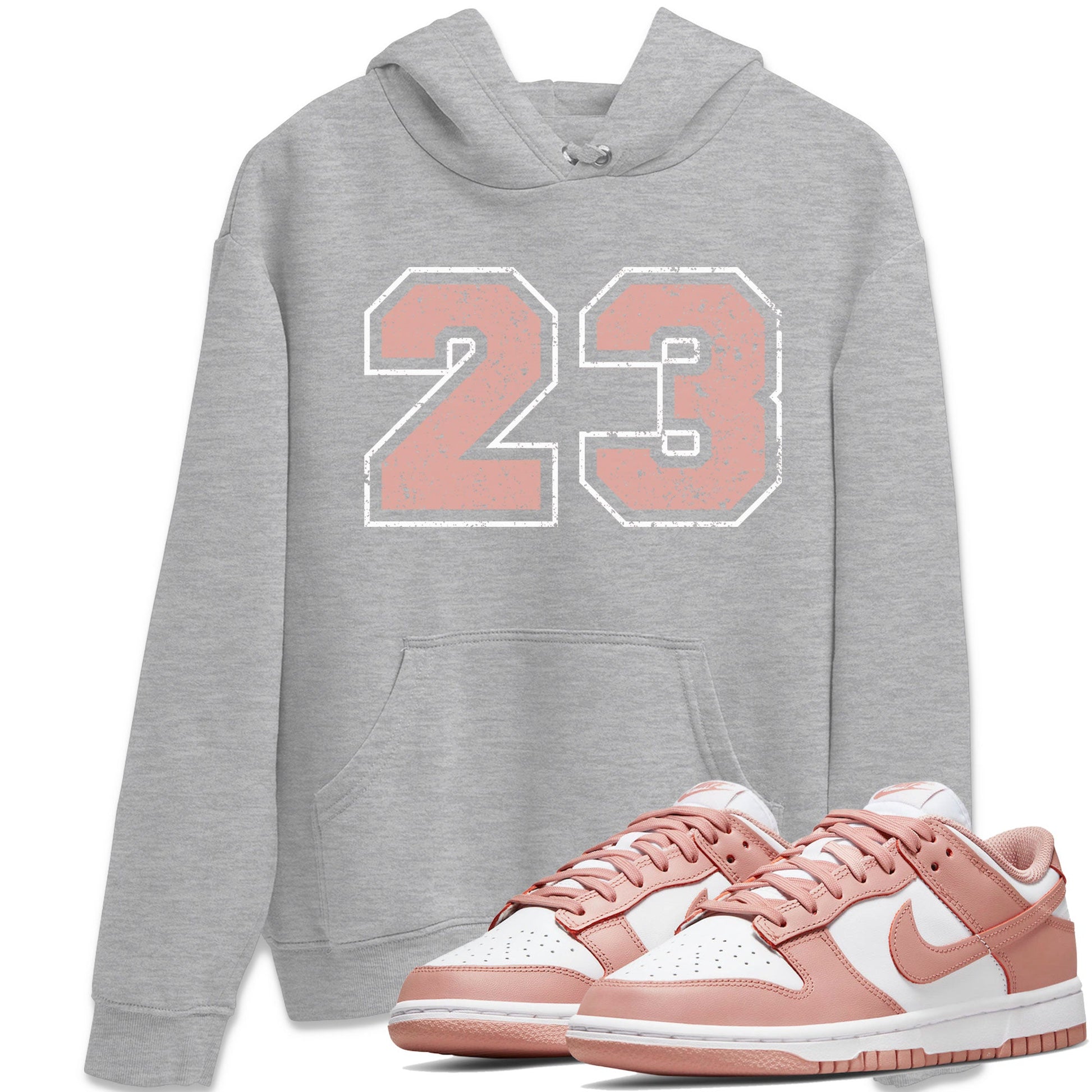 Dunk Low WMNS Rose Whisper shirt to match jordans Number 23 sneaker tees Dunk Rose Whisper SNRT Sneaker Release Tees Casual Unisex shirts Heather Grey 1 T-Shirt