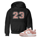 Dunk Low WMNS Rose Whisper shirt to match jordans Number 23 sneaker tees Dunk Rose Whisper SNRT Sneaker Release Tees Baby Toddler Kids Black 1 T-Shirt