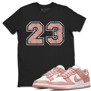 Dunk Low WMNS Rose Whisper shirt to match jordans Number 23 sneaker tees Dunk Rose Whisper SNRT Sneaker Release Tees Casual Unisex shirts Black 1 T-Shirt