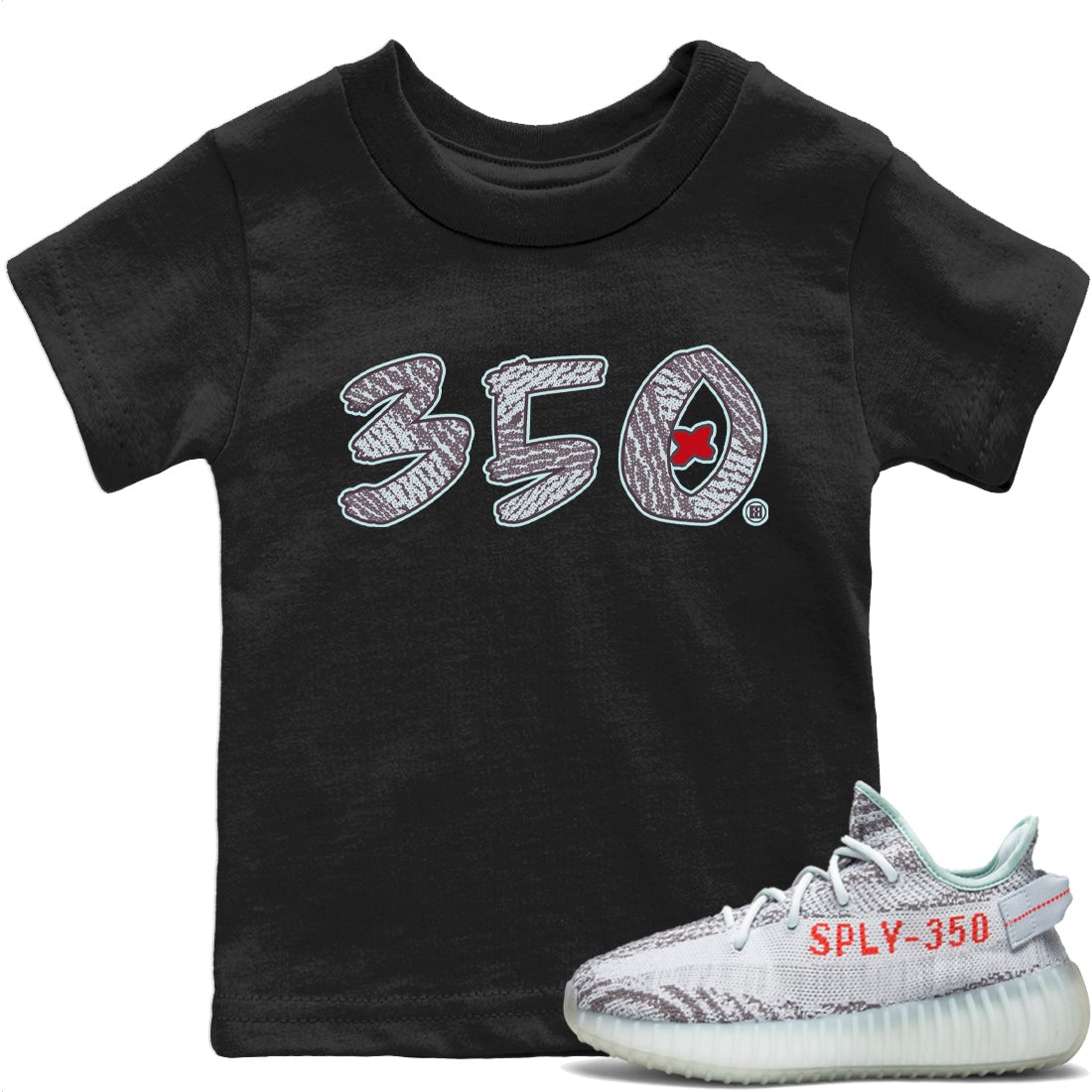 Yeezy 350 Blue Tint Sneaker Match Tees Number 350 Sneaker Tees Yeezy 350 Blue Tint Sneaker Release Tees Kids Shirts