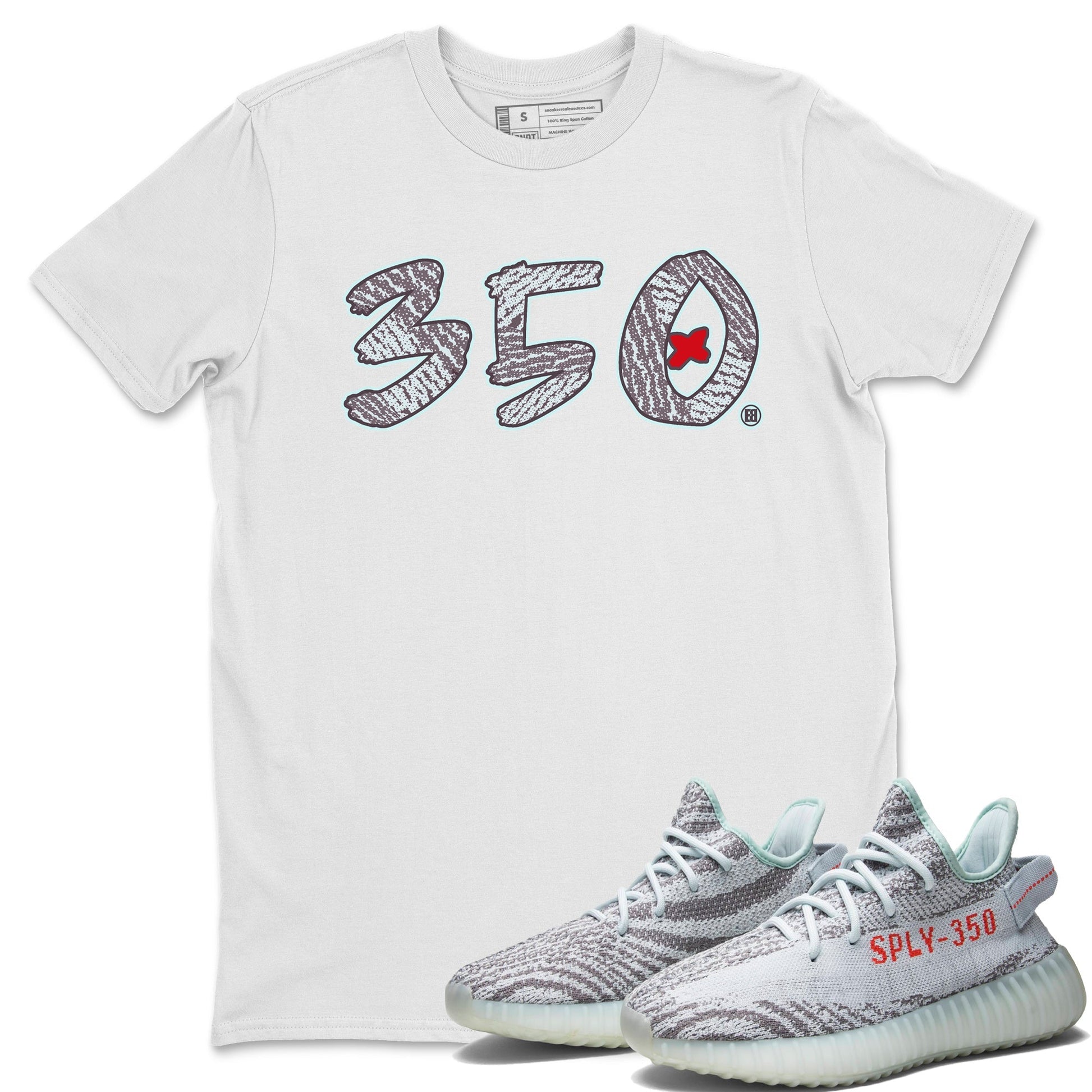 Yeezy 350 Blue Tint Sneaker Match Tees Number 350 Sneaker Tees Yeezy 350 Blue Tint Sneaker Release Tees Unisex Shirts