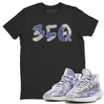 Yeezy 350 MX Blue Sneaker Match Tees Number 350 Sneaker Tees Yeezy 350 MX Blue Sneaker Release Tees Unisex Shirts