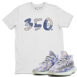 Yeezy 350 MX Blue Sneaker Match Tees Number 350 Sneaker Tees Yeezy 350 MX Blue Sneaker Release Tees Unisex Shirts