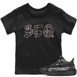 Yeezy 350 MX Rock Sneaker Match Tees Number 350 Sneaker Tees Yeezy 350 MX Rock Sneaker Release Tees Kids Shirts