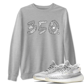 Yeezy Boost 350 Static shirt to match jordans Number 350 sneaker tees Yeezy 350 Static SNRT Sneaker Tees Sneaker Matching Clothing Brand Unisex Sneaker Tee Heather Grey 1 T-Shirt