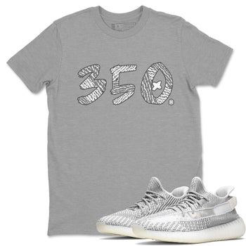 Yeezy Boost 350 Static shirt to match jordans Number 350 sneaker tees Yeezy 350 Static SNRT Sneaker Tees Sneaker Matching Clothing Brand Unisex Sneaker Tee Heather Grey 1 T-Shirt