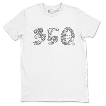 Yeezy Boost 350 Static shirt to match jordans Number 350 sneaker tees Yeezy 350 Static SNRT Sneaker Tees Sneaker Matching Clothing Brand Unisex Sneaker Tee White 2 T-Shirt