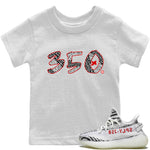 Yeezy 350 Zebra Sneaker Match Tees Number 350 Sneaker Tees Yeezy 350 Zebra Sneaker Release Tees Kids Shirts