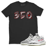 Yeezy 350 Zebra Sneaker Match Tees Number 350 Sneaker Tees Yeezy 350 Zebra Sneaker Release Tees Unisex Shirts