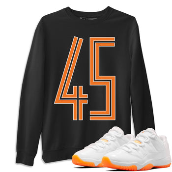 Jordan 11 Citrus Sneaker Match Tees Number 45 Sneaker Tees Jordan 11 Citrus Sneaker Release Tees Unisex Shirts