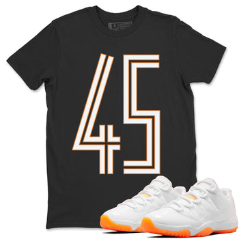 Jordan 11 Citrus Sneaker Match Tees Number 45 Sneaker Tees Jordan 11 Citrus Sneaker Release Tees Unisex Shirts