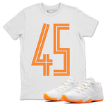 Jordan 11 Citrus Sneaker Match Tees Number 45 Sneaker Tees Jordan 11 Citrus Sneaker Release Tees Unisex Shirts