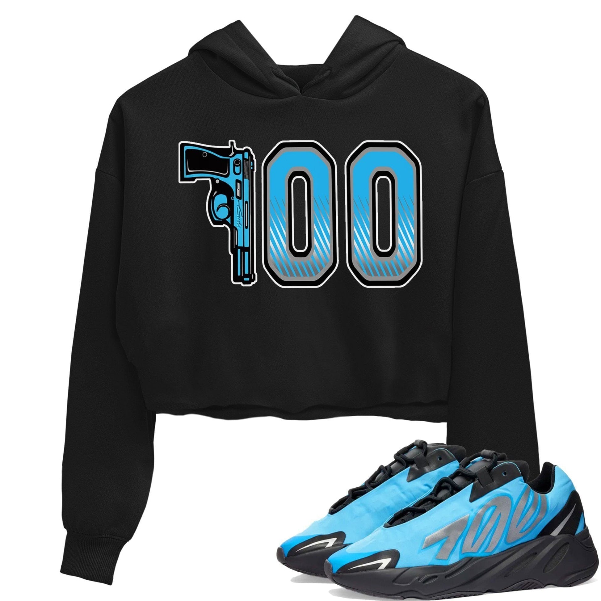 Yeezy 700 Bright Cyan Sneaker Match Tees Number 700 Sneaker Tees Yeezy 700 Bright Cyan Sneaker Release Tees Women's Shirts