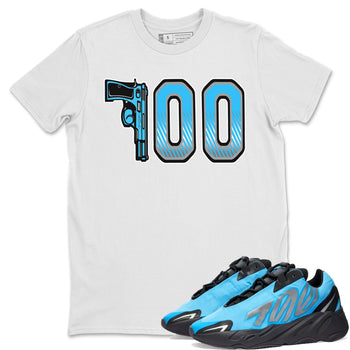 Yeezy 700 Bright Cyan Sneaker Match Tees Number 700 Sneaker Tees Yeezy 700 Bright Cyan Sneaker Release Tees Unisex Shirts