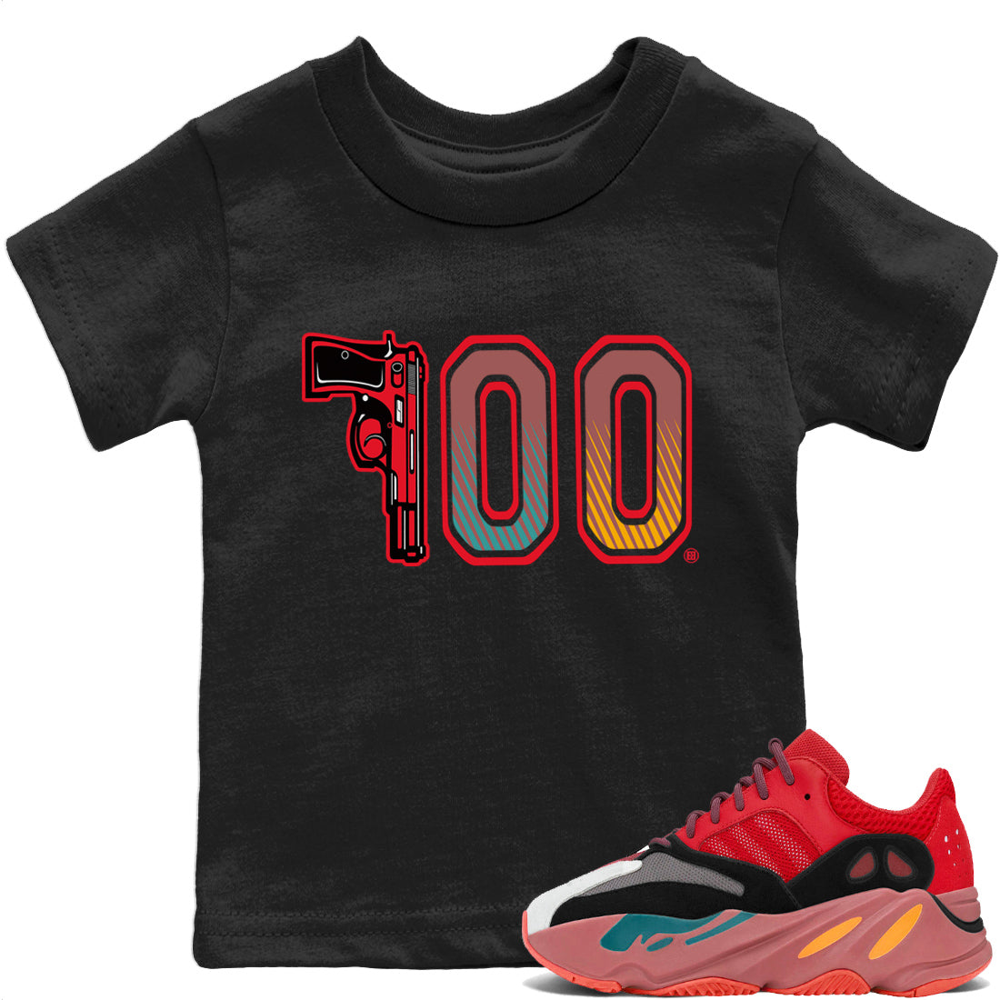 Yeezy Numbers Yeezy 700 Hi-Res Red | Number 700 Kids Shirts | SNRT Sneaker Tees ...