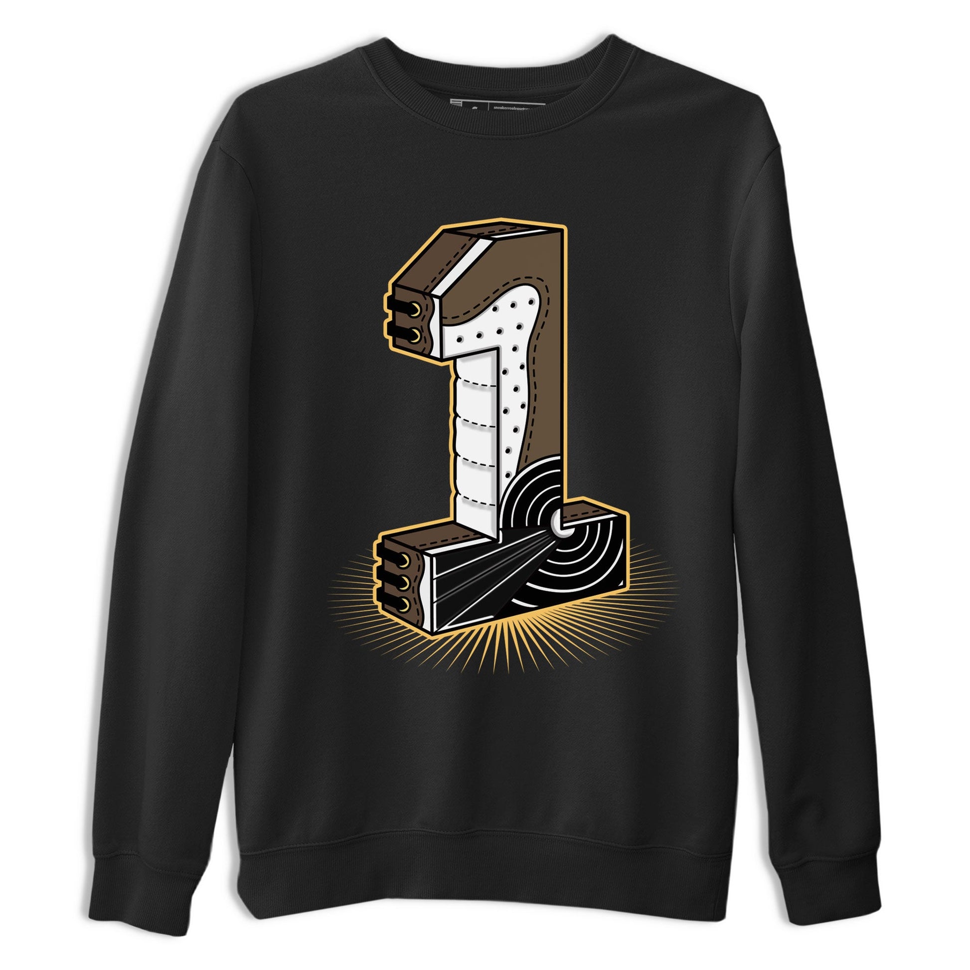 Air Jordan 1 Palomino shirt to match jordans Number Statue sneaker tees Crew Neck Jordan 1 Retro High OG Palomino SNRT Sneaker Release Tees Unisex Casual Shirts Black 2 T-Shirt
