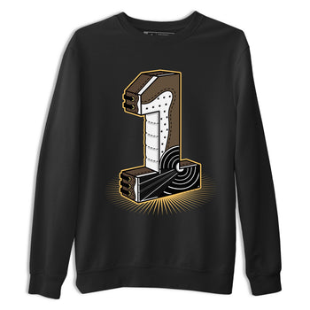 Air Jordan 1 Palomino shirt to match jordans Number Statue sneaker tees Crew Neck Jordan 1 Retro High OG Palomino SNRT Sneaker Release Tees Unisex Casual Shirts Black 2 T-Shirt