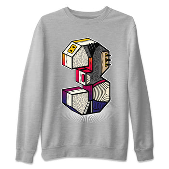 Air Jordan 3 X J Balvin shirt to match jordans Number Statue sneaker tees Air Jordan 3 X J Balvin SNRT Sneaker Release Tees LGBT Pride T-Shirt Unisex Heather Grey 2 T-Shirt