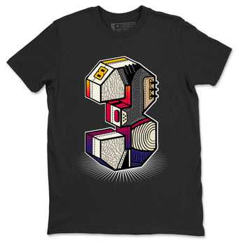 Air Jordan 3 X J Balvin shirt to match jordans Number Statue sneaker tees Air Jordan 3 X J Balvin SNRT Sneaker Release Tees LGBT Pride T-Shirt Unisex Black 2 T-Shirt