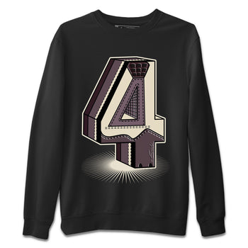 Jordan 4 A Ma Maniere Sneaker Match Tees Number Statue Sneaker Tees Jordan 4 A Ma Maniere Sneaker Release Tees Unisex Shirts