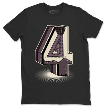 Jordan 4 A Ma Maniere Sneaker Match Tees Number Statue Sneaker Tees Jordan 4 A Ma Maniere Sneaker Release Tees Unisex Shirts