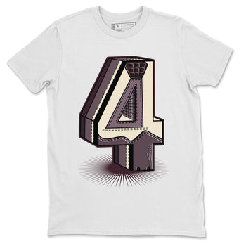 Jordan 4 A Ma Maniere Sneaker Match Tees Number Statue Sneaker Tees Jordan 4 A Ma Maniere Sneaker Release Tees Unisex Shirts