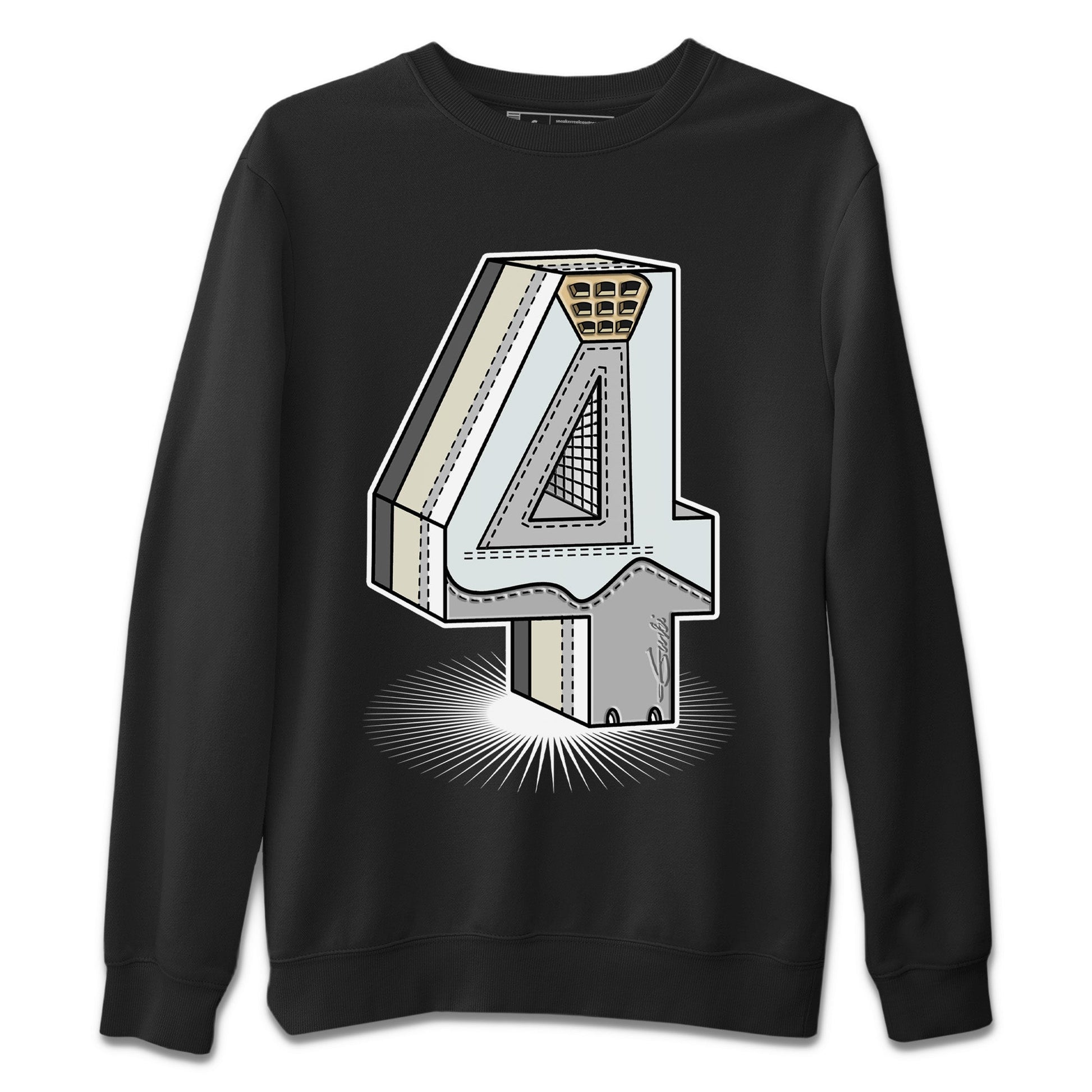 Jordan 4 Craft Sneaker Match Tees Number Statue Sneaker Tees Jordan 4 Craft Sneaker Release Tees Unisex Shirts