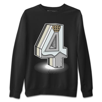 Jordan 4 Craft Sneaker Match Tees Number Statue Sneaker Tees Jordan 4 Craft Sneaker Release Tees Unisex Shirts