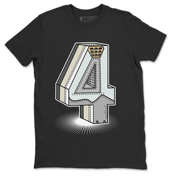 Jordan 4 Craft Sneaker Match Tees Number Statue Sneaker Tees Jordan 4 Craft Sneaker Release Tees Unisex Shirts