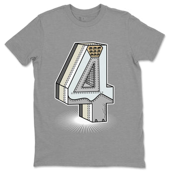 Jordan 4 Craft Sneaker Match Tees Number Statue Sneaker Tees Jordan 4 Craft Sneaker Release Tees Unisex Shirts