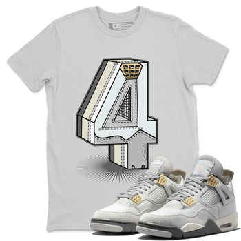 Jordan 4 Craft Sneaker Match Tees Number Statue Sneaker Tees Jordan 4 Craft Sneaker Release Tees Unisex Shirts