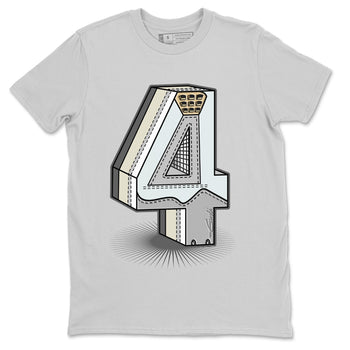 Jordan 4 Craft Sneaker Match Tees Number Statue Sneaker Tees Jordan 4 Craft Sneaker Release Tees Unisex Shirts