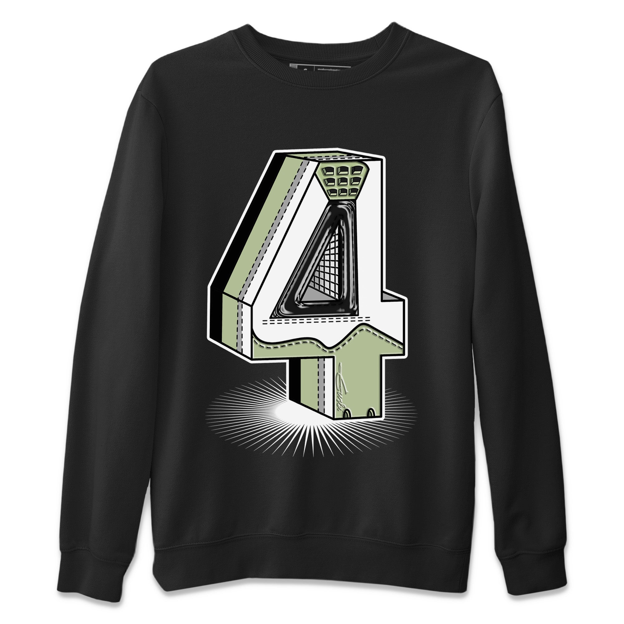 Jordan 4 Seafoam Sneaker Match Tees Number Statue Sneaker Tees Jordan 4 Seafoam Sneaker Release Tees Unisex Shirts