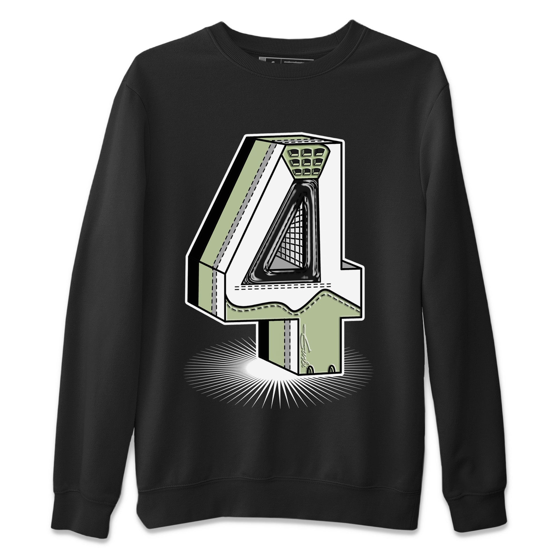 Jordan 4 Seafoam Sneaker Match Tees Number Statue Sneaker Tees Jordan 4 Seafoam Sneaker Release Tees Unisex Shirts