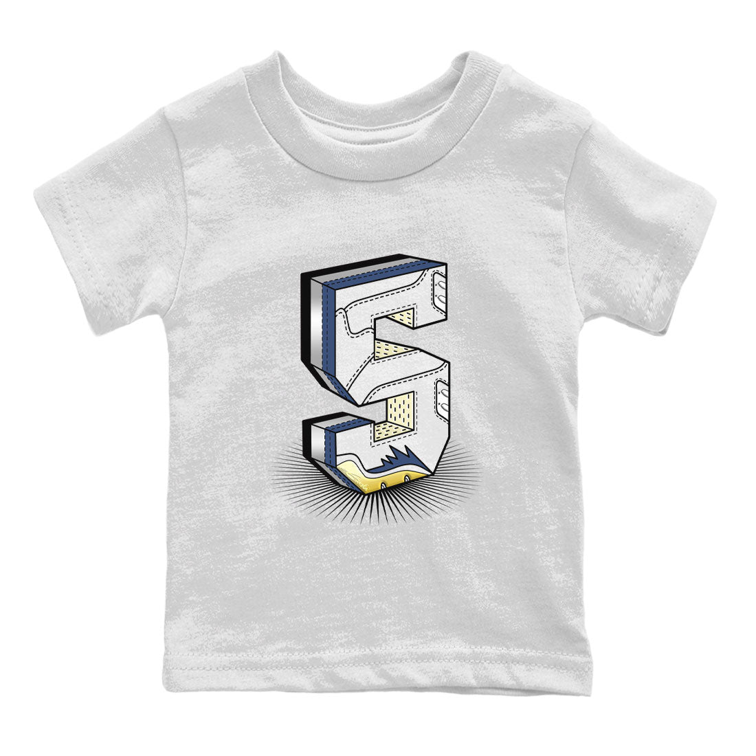 Air Jordan 5 A Ma Maniere x Photon Dust shirt to match jordans Number Statue sneaker matching t-shirt Air Jordan 5 x A Ma Maniere "Dawn" SNRT Release Tees Baby Toddler White 2 T-Shirt